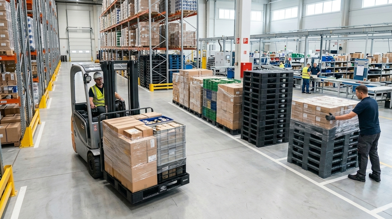 How Plastic pallets Helped Our Customers to Improve their Logistic Operations!