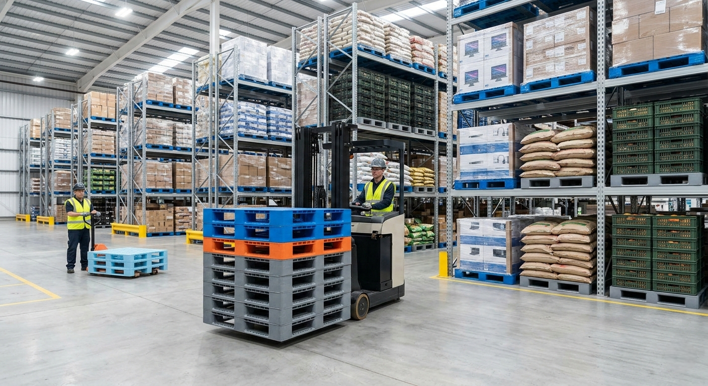 The Role of Plastic Pallets in Warehouse Management